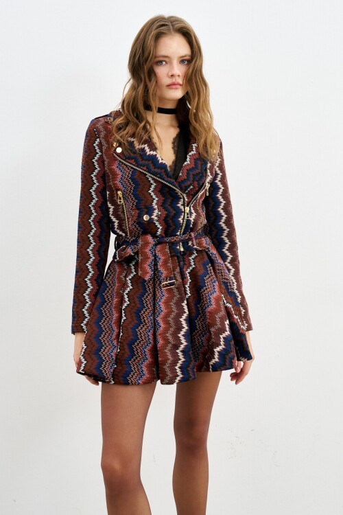 CINNAMON SKIRT & JACKET