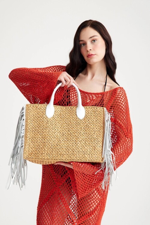 HERA RAFFIA TOTE BAG