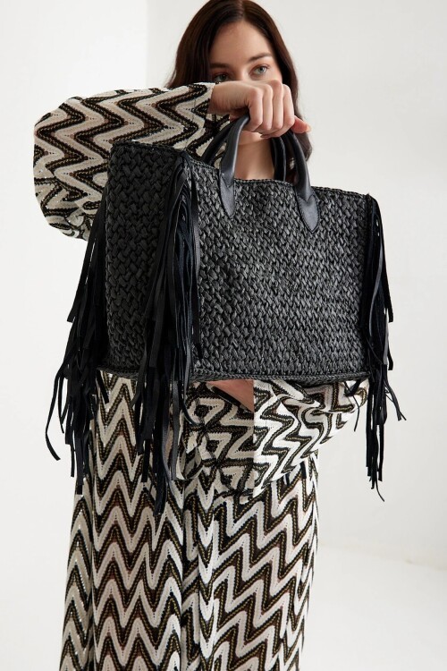 HERA RAFFIA TOTE BAG