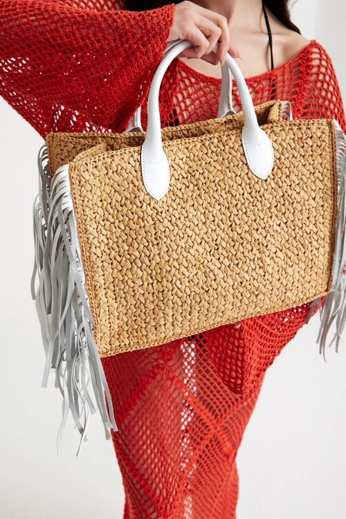 HERA RAFFIA TOTE BAG