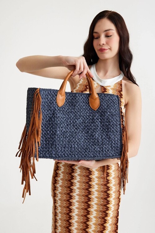 HERA RAFFIA TOTE BAG