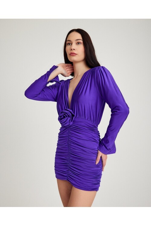 JULIA DRAPPED DRESS