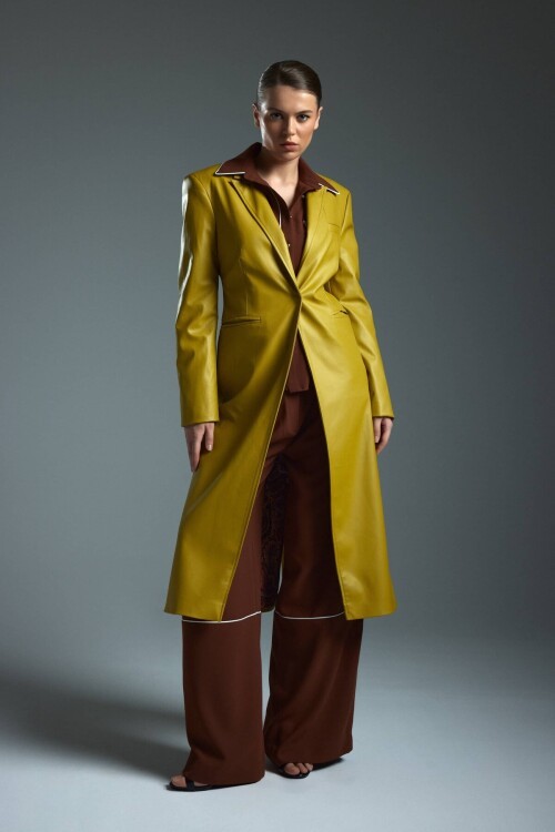 MAXI  LEATHER COAT