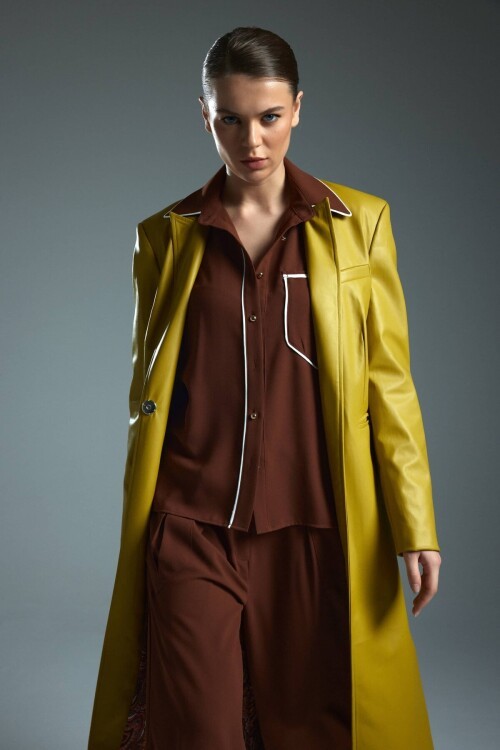 MAXI  LEATHER COAT