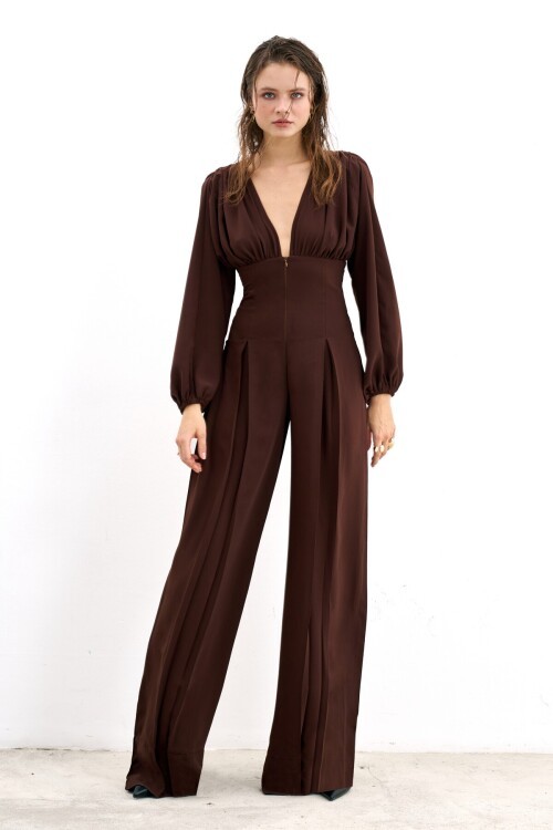 MOCHA MIRAGE JUMPSUIT